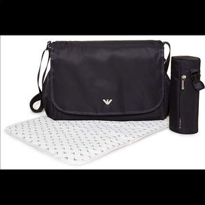 Armani junior diaper bag